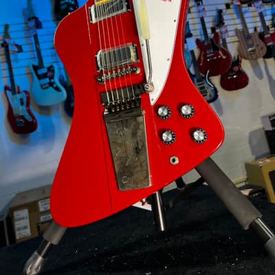 Epiphone 1963 Firebird V Electric Guitar - Ember Red FREE PLEK! 104 image 4