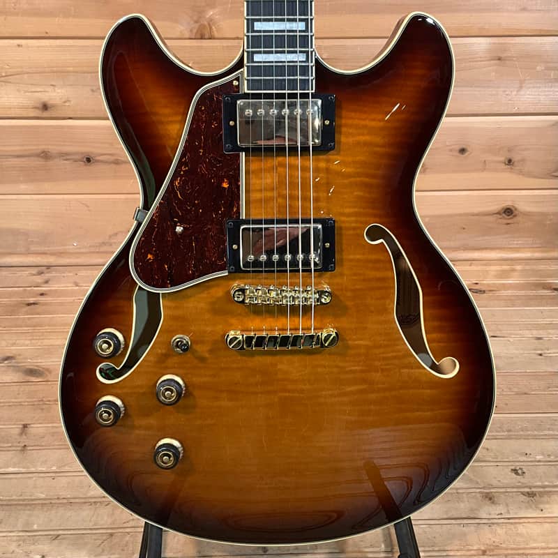 Ibanez AS93FML Left Handed Electric Guitar - Violin Sunburst image 1