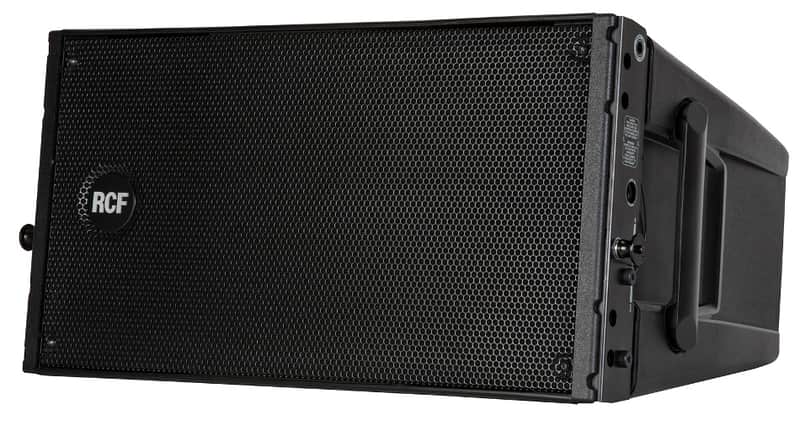 RCF HDL10-A Dual 8 Active Coaxial Line Array Module, 700W, Black image 1