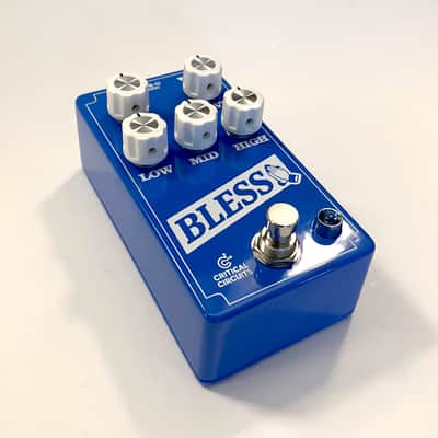 Critical Circuits Bless – Transparent Overdrive with 3-Band Active EQ (Blue) image 1
