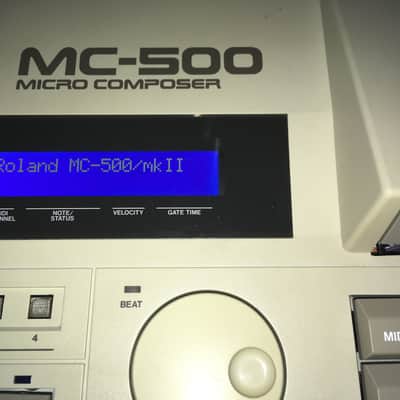 Rare and Unique! Blue version Roland MC-500 - Micro Composer - SUPER MRC v2.0 - with a GOTEK USB drive