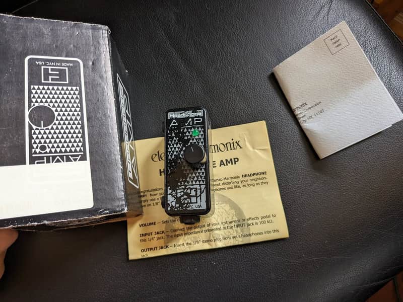 Electro-Harmonix Headphone Amp Portable Practice Amp 2010s - Black image 1