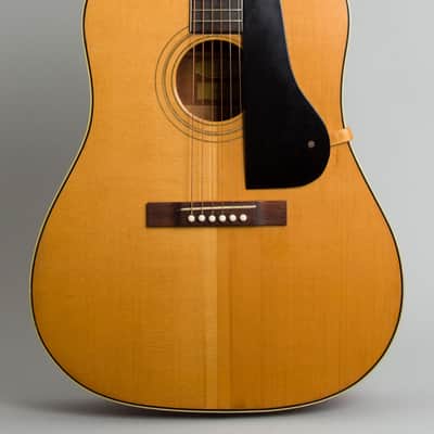 Vega Profundo Flat Top Acoustic Guitar (1940s), ser. #39840, black hard shell case. image 3