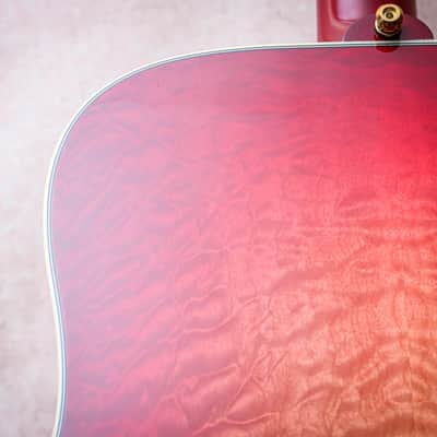 GIBSON USA Custom Shop Custom Hummingbird Quilt #1 of 28 "Heritage Cherry burst" (2008) image 17