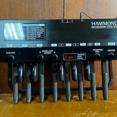 Hammond XPK-100 13-note MIDI Pedal Board for XK-2 xpk100 w/ power