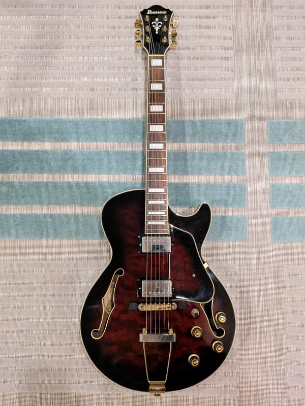 Ibanez AG95-DBS Artcore Expressionist 2013 - 2018 - Dark Brown Sunburst image 1