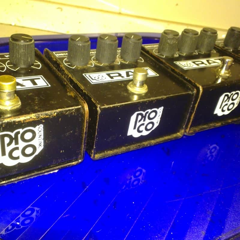 1986 ProCo Small Box RAT Black with White Lettering