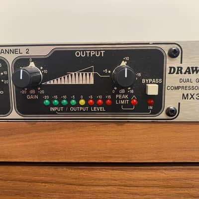 Drawmer MX30 Dual Gated Compressor Limiter 1997 - Silver image 5