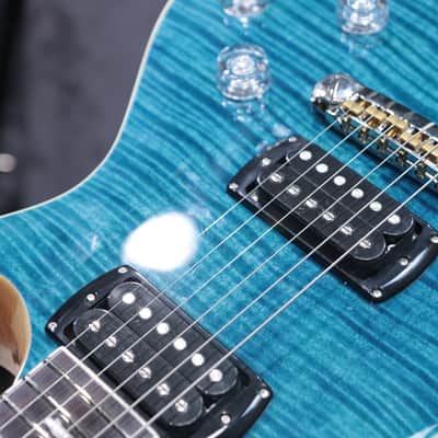 PRS SE Zach Myers Semi-Hollow Body Myers Blue Electric Guitar w/Bag #H091079 image 11