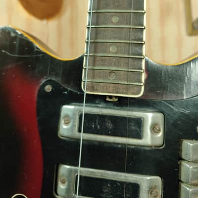 Jolana Spesial Tornado Vintage Electric Guitar Soviet USSR Tremolo bar 360 Strat Semi Hollow image 7