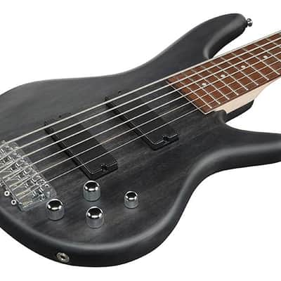 Ibanez Soundgear SR206-TGF 6-String Bass Transparent Gray Flat image 1