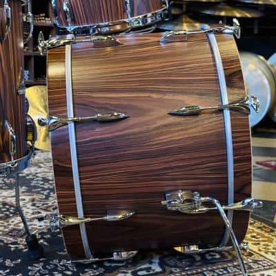 USED/EXCELLENT Sonor Vintage Series 3-piece Drum Set in Rosewood Semi Gloss - 14x22, 8x13, 14x16 with Virgin Bass Drum image 9