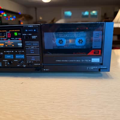 Sansui Stereo Double Cassette Deck D-75CW Extremely Rare Full Fresh Service Wow! image 6