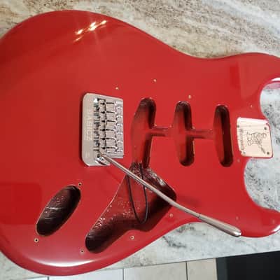 Warmoth Stratocaster Body Dakota Red Babicz Tremolo Bridge 4.3 Lbs image 1