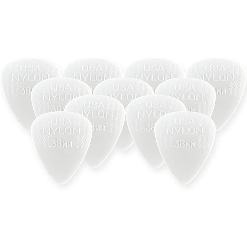 Dunlop 44P38 Nylon Standard .38mm Guitar Picks (12-Pack) image 1