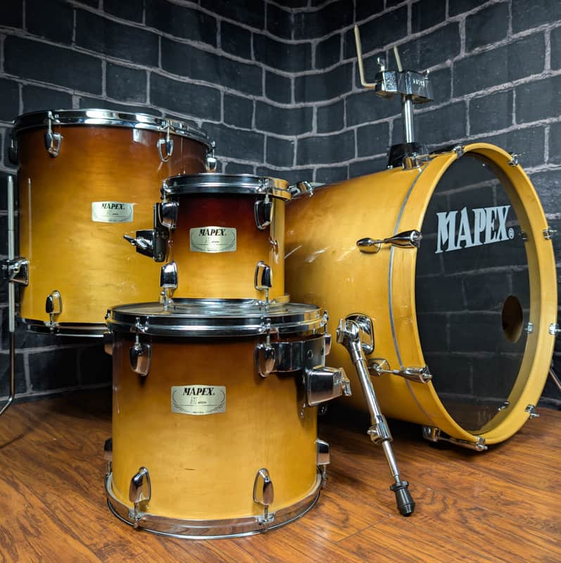 Mapex M Series Expansion Drum Pack • Carmel Fade • 8x8 • 13x11 • 16x16 • 22x17.5 • Warm Bass/Maple Tone image 1