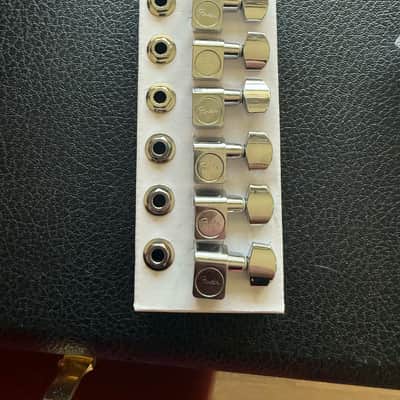 Fender 099-0820-100 American Standard Stratocaster/Telecaster Tuning Heads (6) 2010s - Chrome image 1