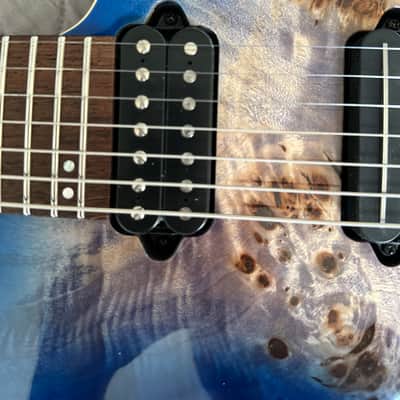Ibanez RG Premium RG1027PBF 2017 - Cerulean Blue Burst image 12
