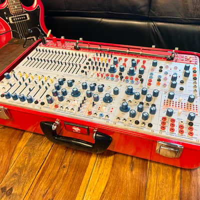 Buchla Tiptop 200t series with BPNYC ZERO Halliburton Eurorack Modular Travel Case 7U 'REDRUM" #2 image 14