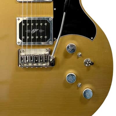 Fiam Guitars Nightingale by Ex Ronin Luthier Izzy Lugo, 2021 Gold/Black NEW (Auhthorized Dealer) image 5