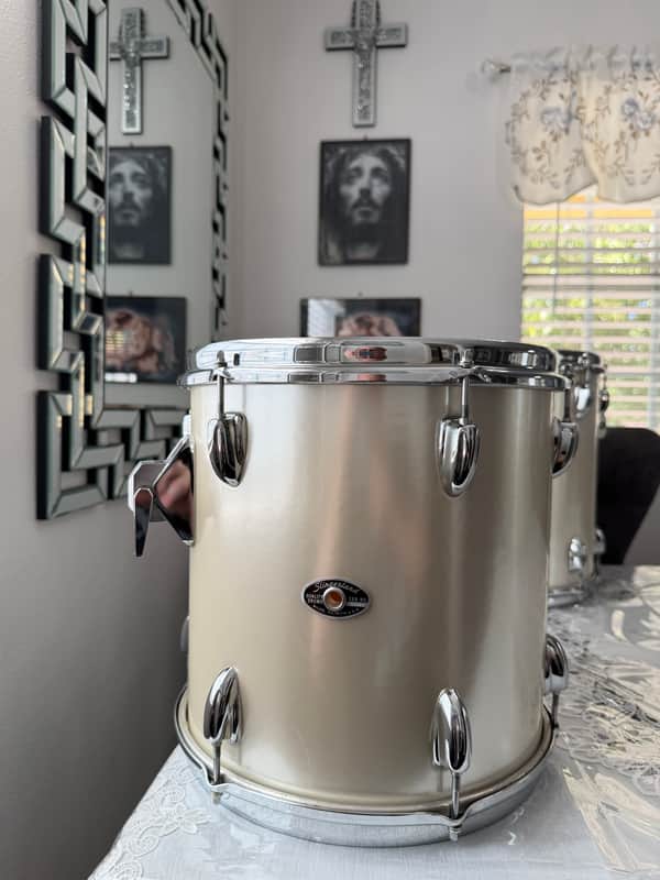 Slingerland Magnum 1979 Silver Mist 12x12 Power tom XLNT Cond! image 1