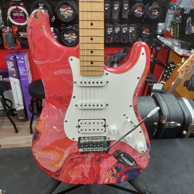 Custom Strat Electric Guitar - Swirl Finish image 2