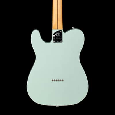 Mint Fender Limited Edition American Professional II Telecaster Thinline - Transparent Surf Green #25271 image 4