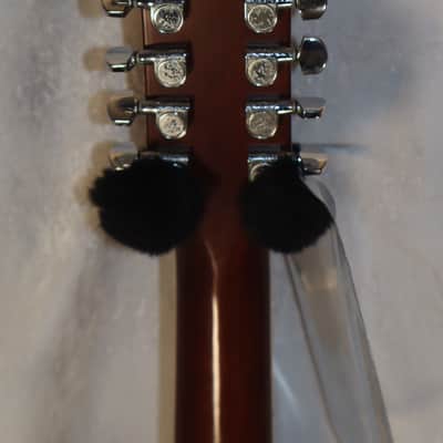 Yamaha DW-4S-12 12-string Dreadnought Acoustic Guitar with gig bag used image 5