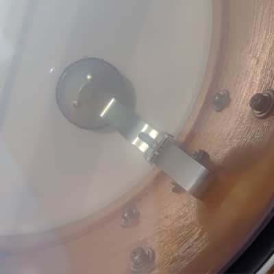 Superstar Mastercraft Artwood  5"x14" Snare Drum with Kingbeat parallel Strainer and rerings shell image 9