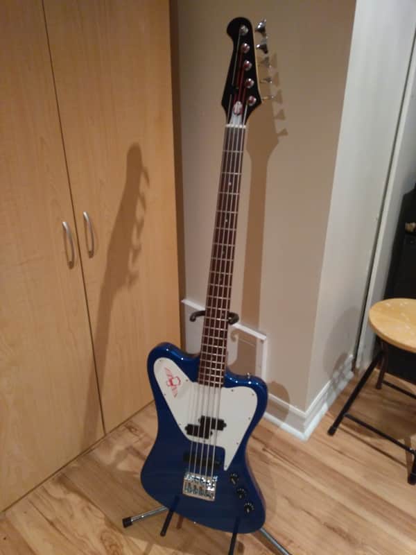 Epiphone Thunderbird Non Reverse 1995 blue image 1
