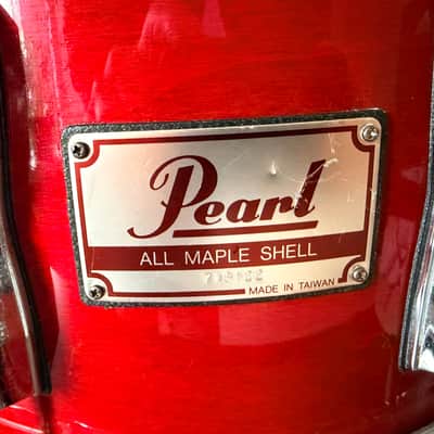 Pearl M-512SE Soprano snare 12x7” 1993 - Sequoia red image 11