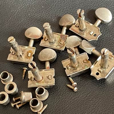 Kluson Single Line Tuners 60's RI Aged Nickel Relic Strat Tele JazzMaster image 4