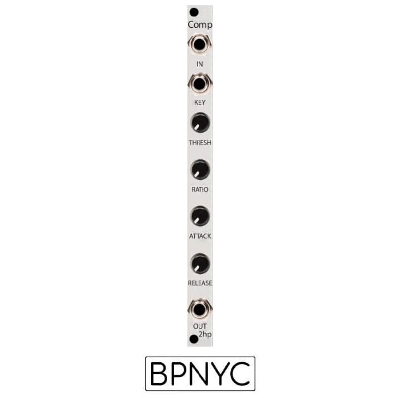 2hp COMP Silver -Compressor with sidechain functionality image 1