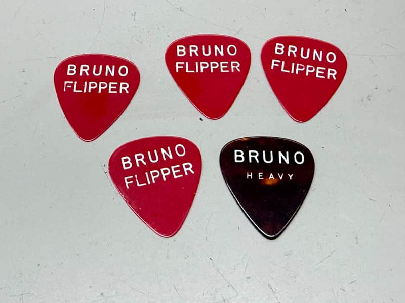 Bruno Flipper Guitar Picks 60s-70s Vintage image 1
