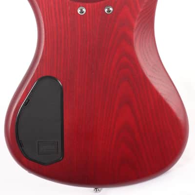 Warwick Rockbass Corvette Double Buck 4-String Burgundy Red Electric Bass Guitar image 7