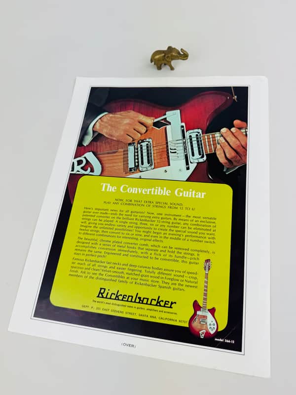 Rickenbacker "Convertible" Guitar Flyer 1965 image 1