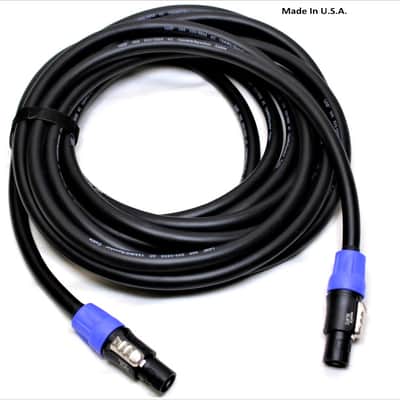 LASE 25 Ft SpeakOn Speaker Cable w/ NEUTRIK NL4FC 12ga 4 Conductor Pure Copper image 2