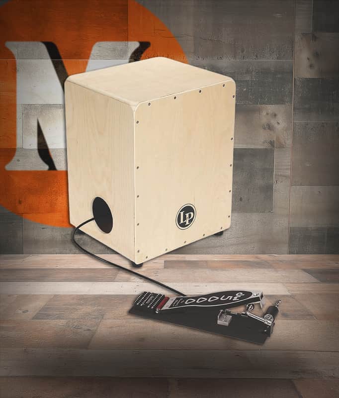 Latin Percussion LP Inside Pedal Cajon Birch 2-Voice Snare (LP1400NWP) image 1
