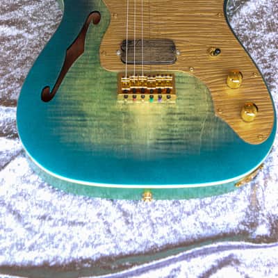 GB Liuteria Traditional tele green chameleon image 17