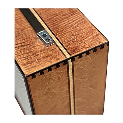 Exclusive Lightweight 1x12 Curly/Birdseye Maple Guitar Cabinet Enclosure (empty) image 4