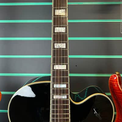 D'Angelico Excel EX-59 P90 Solid Black 2016 Hollow Body Electric Guitar image 7