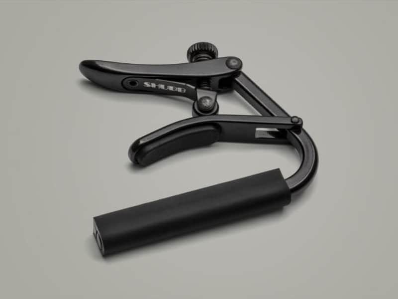 Shubb Capo Noir C2k – Black Chrome for Nylon String Guitar image 1