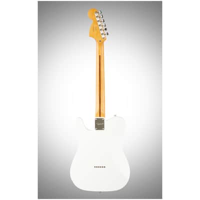 Squier Classic Vibe '70s Telecaster Deluxe Electric Guitar, with Maple Fingerboard, Olympic White image 5