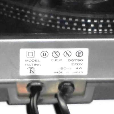 Chuo Denki CEC DQ-790 DD Direct Drive Plattenspieler (ohne Haube) * sauber & rauchfrei * nur 45,-VB * oder Ersatzteile ab 12€ image 2