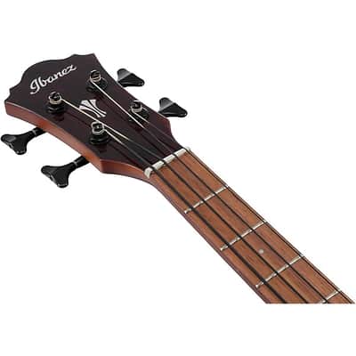 Ibanez AEGB30E Spruce-Sapele Acoustic-Electric Bass Guitar - Natural image 6