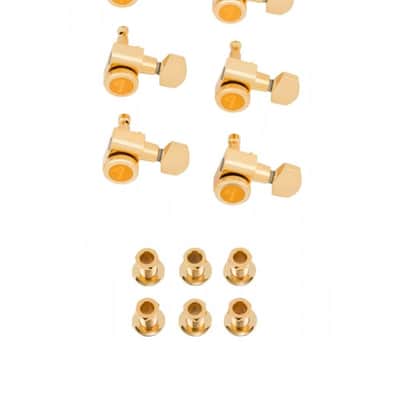FENDER - Locking Stratocaster - Telecaster Staggered Tuning Machines GOLD 6 0990818200 image 1