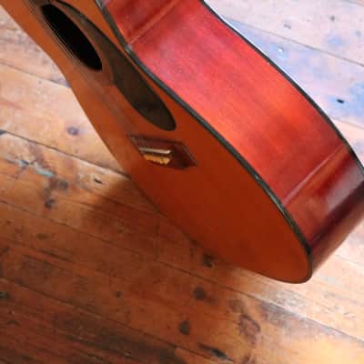 Vintage 1960's Japanese OM-18 000-18 Copy Selmer Laredo 80F c.1969 (made by Terada Factory MIJ) image 14
