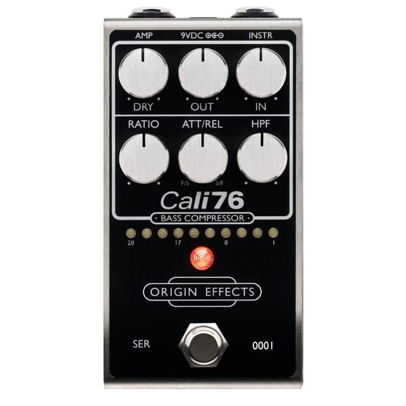Origin Effects Cali76 MK2 FET Bass Compressor Effect Pedal, Black image 1