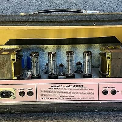Elgin Stereo 100 Watt British Amplifier , Rare 1970s image 2