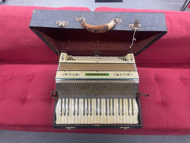 Lombardi Accordion Made in Germany W/ Case image 1
